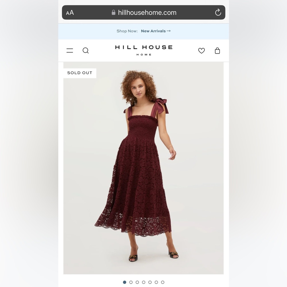 The Lace Ribbon Ellie Nap Dress